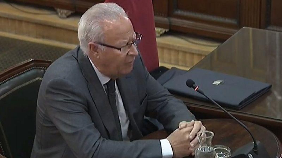 Sebastián Trapote en su declaración en el Supremo.-SEÑAL SUPREMO