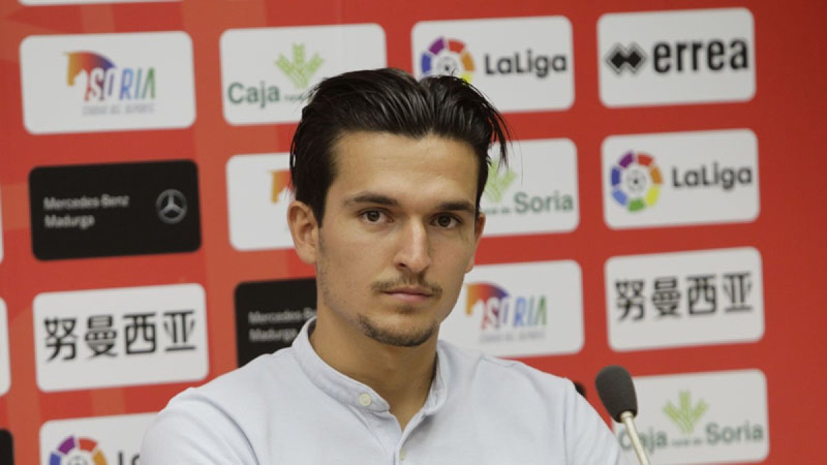 Cotán fue el primer fichaje de los 17 que ha realizado el Numancia a lo largo de estas semanas. LUIS ÁNGEL TEJEDOR
