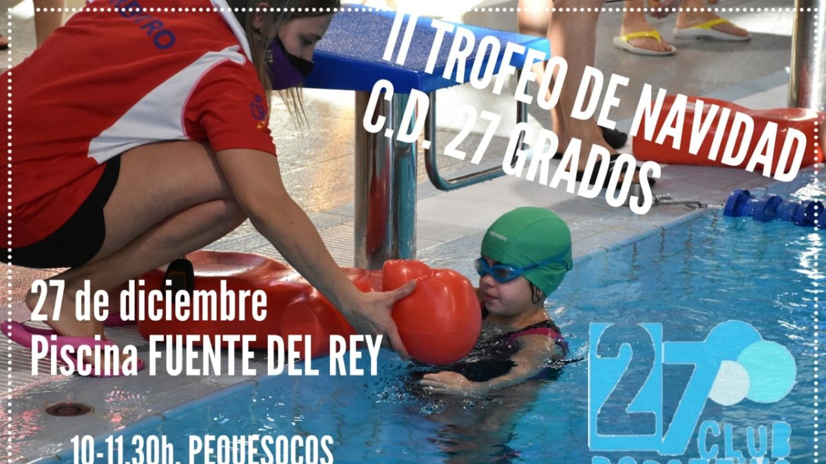 Cartel anunciador del torneo navideño del CD 27 Grados.
