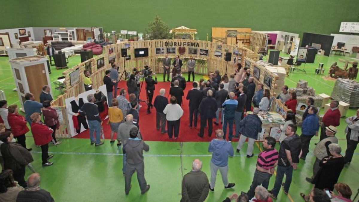 Cerca de 40 empresas acuden a la feria durolense-M.T.
