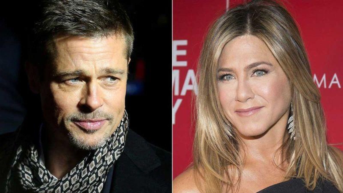 Brad Pitt asiste a la fiesta del 50 cumpleaños de Jennifer Aniston.-EUROPA PRESS