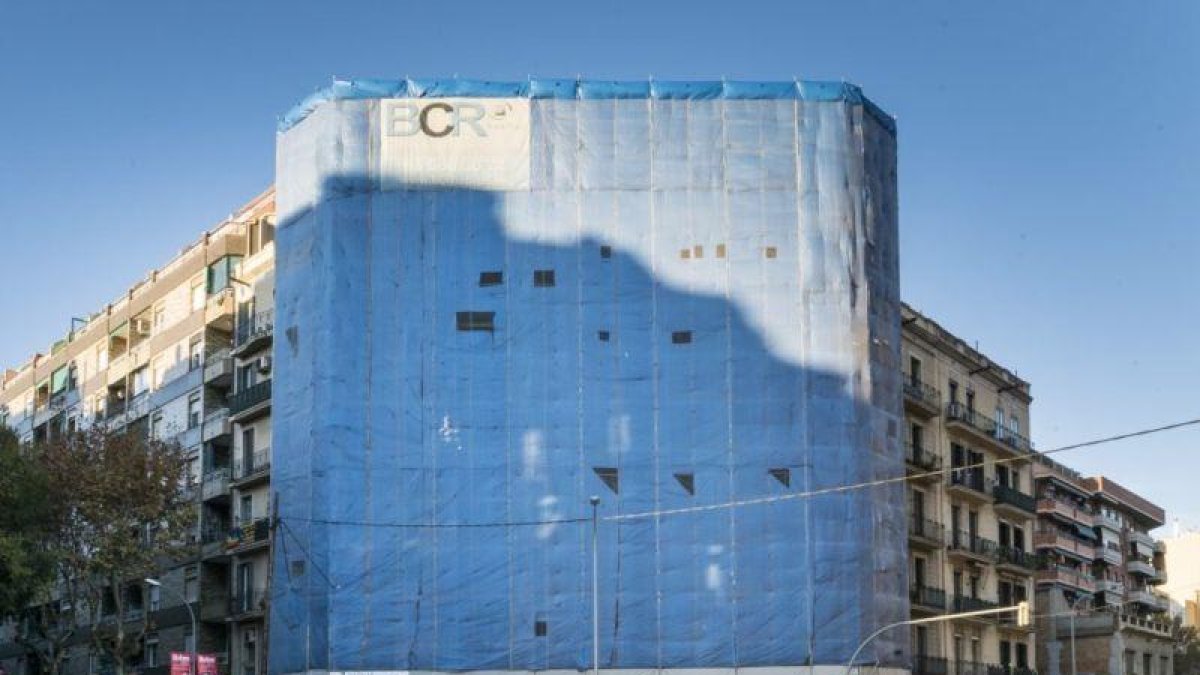 Edificio en construcción en Barcelona.-AYUNTAMIENTO DE BARCELONA