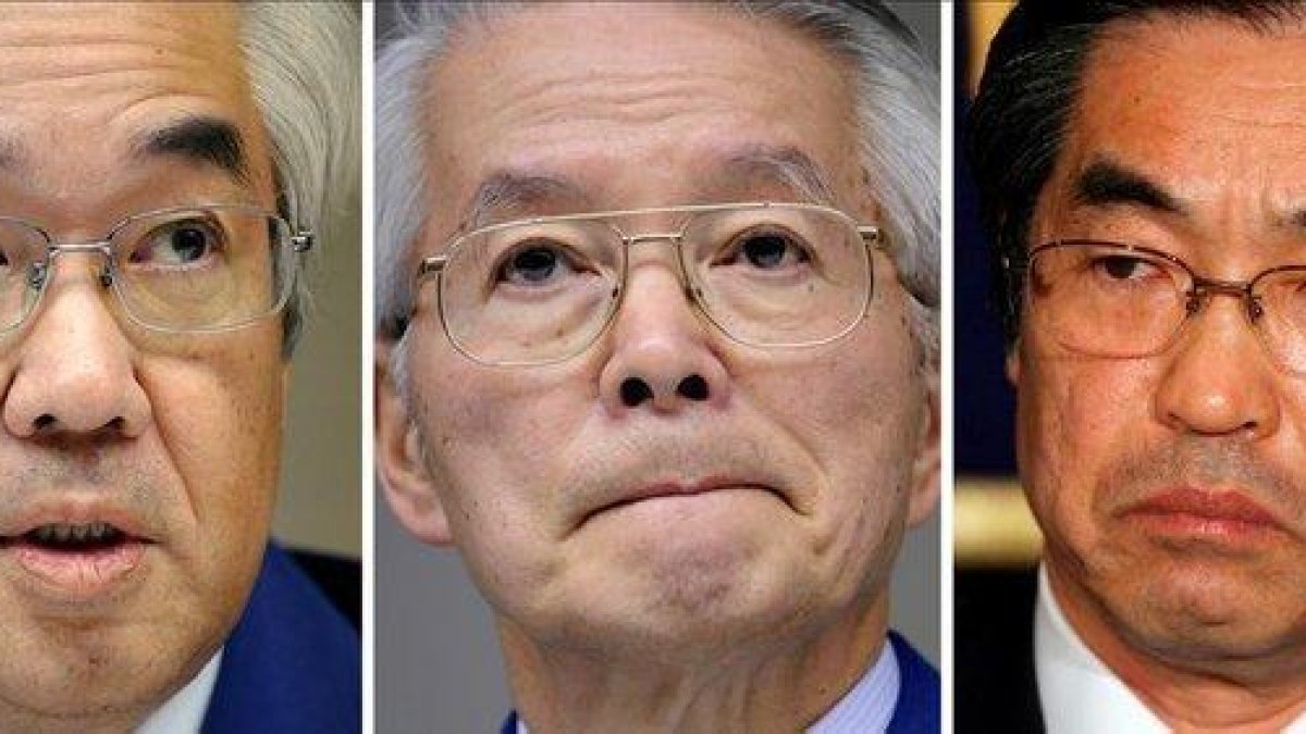 Los tres directivos de Tepco absueltos por el desastre de Fukushima.-EFE