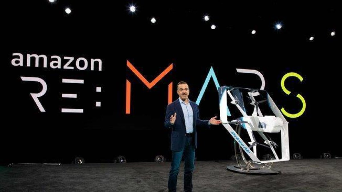 El dron es completamente eléctrico y va equipado con varias cámaras infrarrojas.-AMAZON