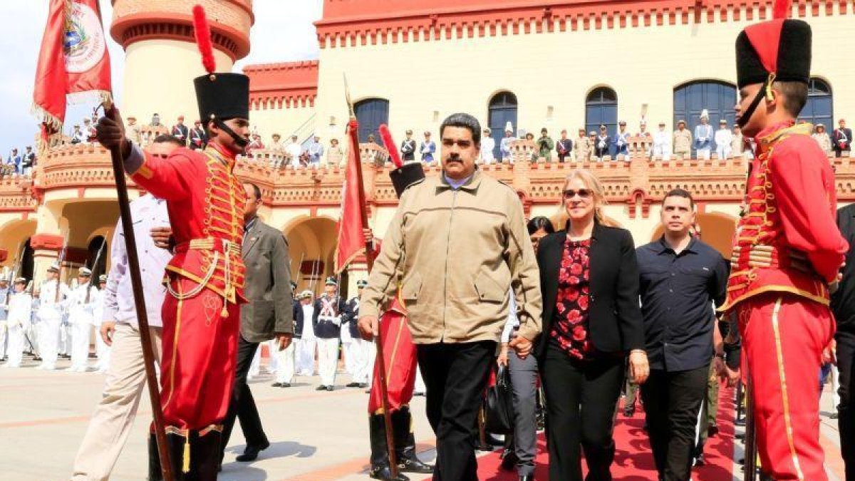 El presidente de Venezuela, Nicolás Maduro, en un evento en Caracas.-REUTERS