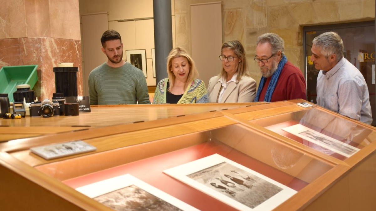Inauguración de la muestra sobre Manuel Lafuente Caloto en el Archivo Histórico Provincial de Soria. HDS