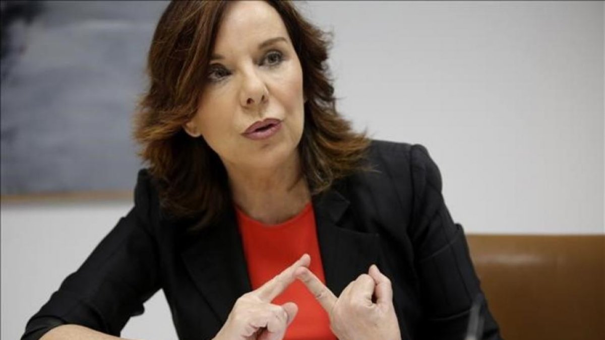 La presidenta del Consejo de la Transparencia, Esther Arizmendi.-JOSE LUIS ROCA