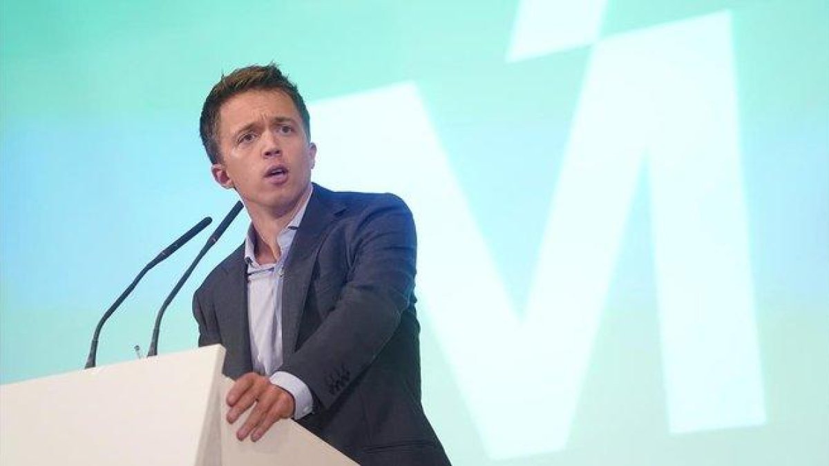 Íñigo Errejón, el pasado 25 de septiembre en Madrid.-JOSÉ LUIS ROCA
