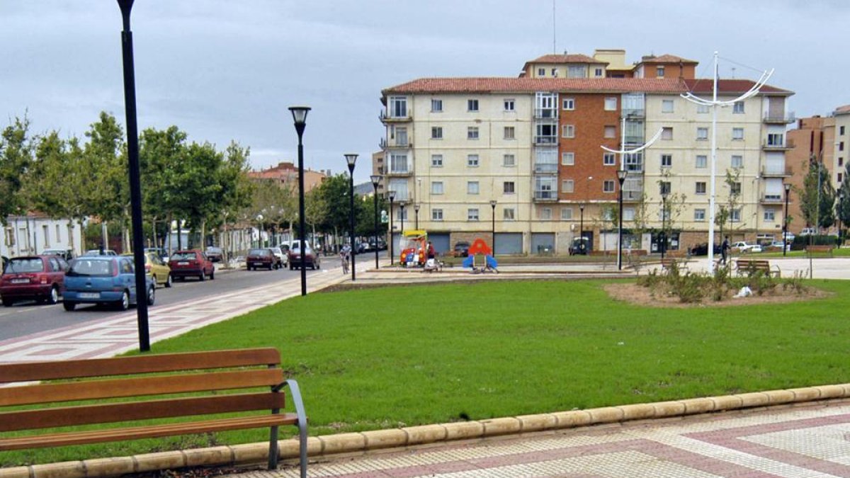 Parque de la Barriada donde ocurrió el suceso.-VALENTIN GUISANDE