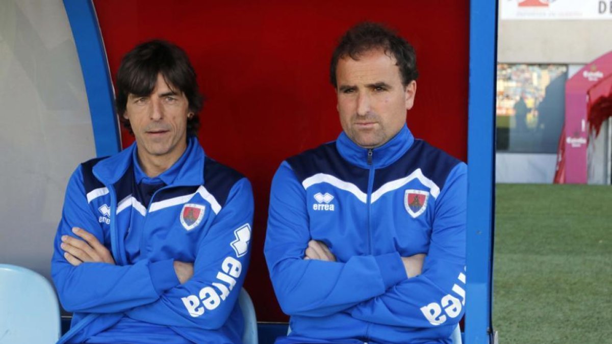Arrasate no estaba contento con la actuación de su equipo.-Valentín Guisande