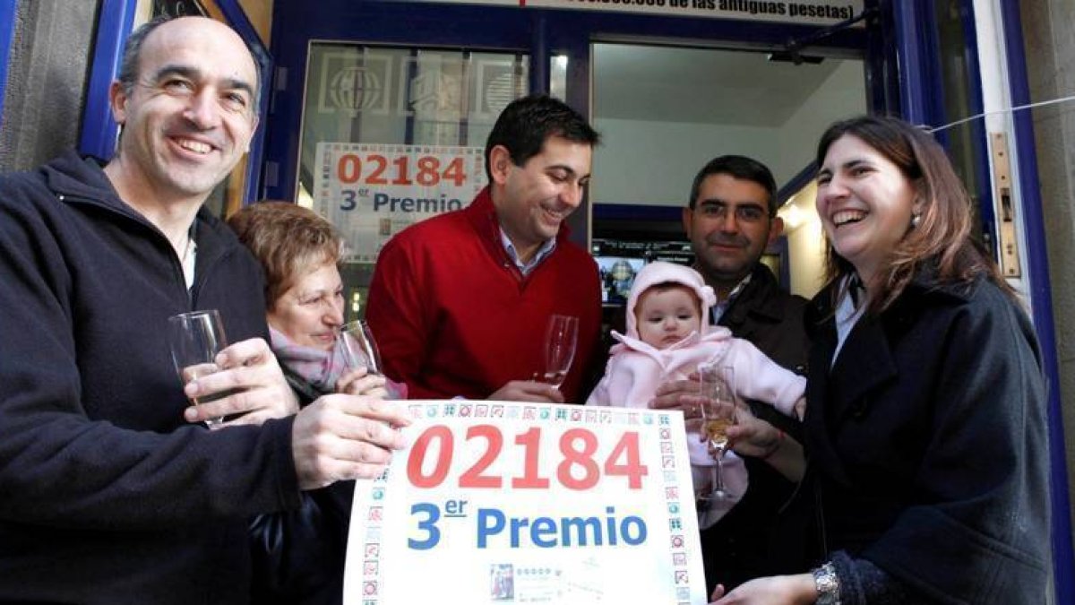 Tercer premio de la Lotería vendido en la administración número 2 de Soria / CONCHA ORTEGA / ICAL-