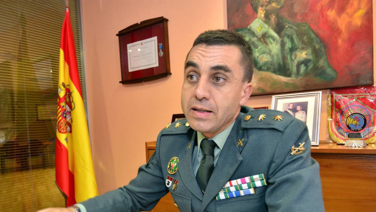 Francisco Javier Molano durante la entrevista. ÁLVARO MARTÍNEZ-