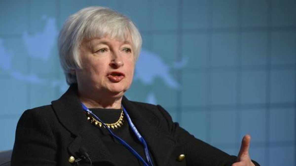 Janet Yellen, presidenta de la Reserva Federal de EEUU.-EFE / FRANCK ROBICHON