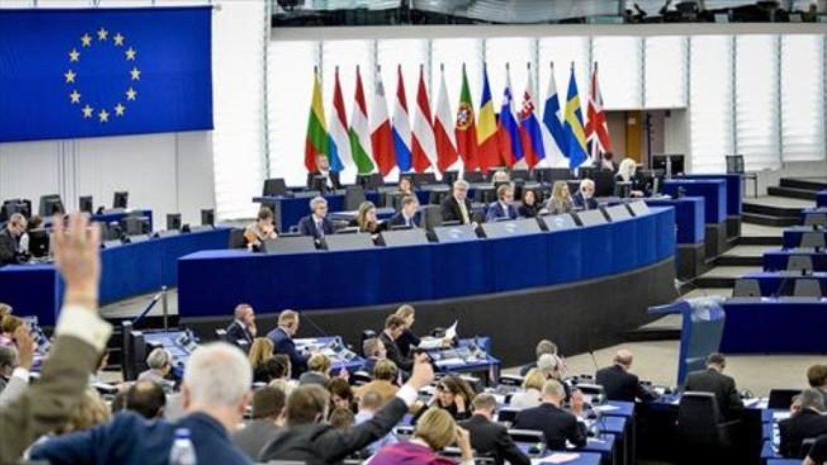 Sesión plenaria en el Parlamento Europeo-MICHEL CHRISTEN