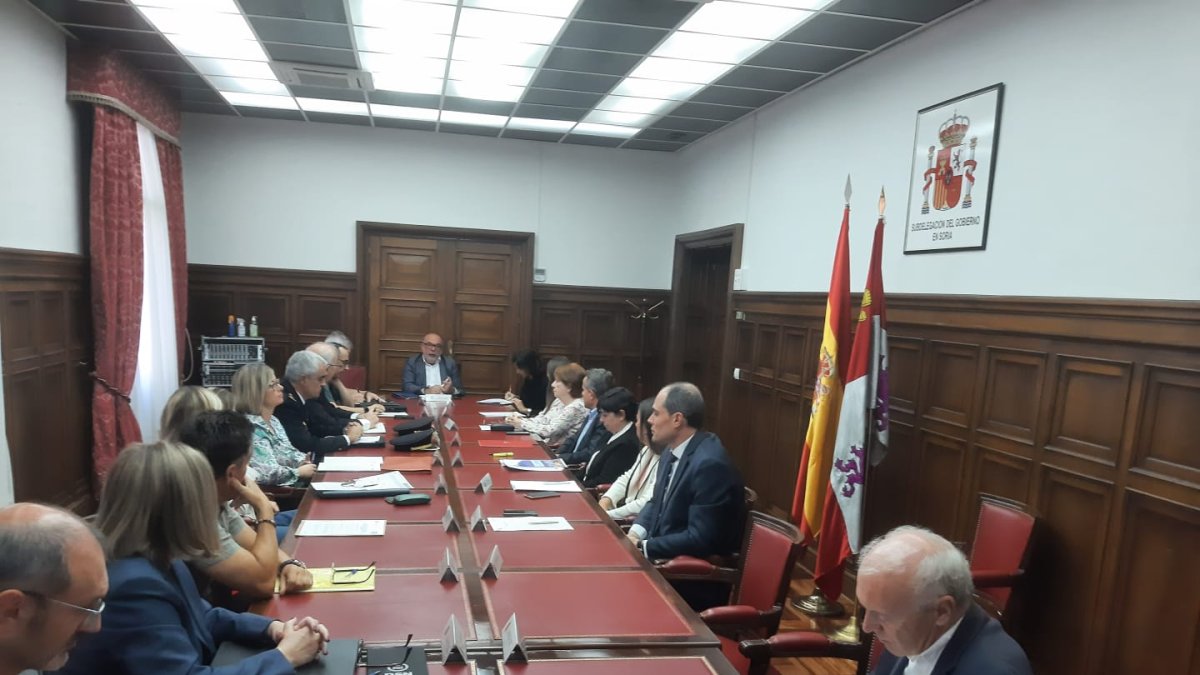 Reunión celebrada en la mañana de este miércoles. HDS