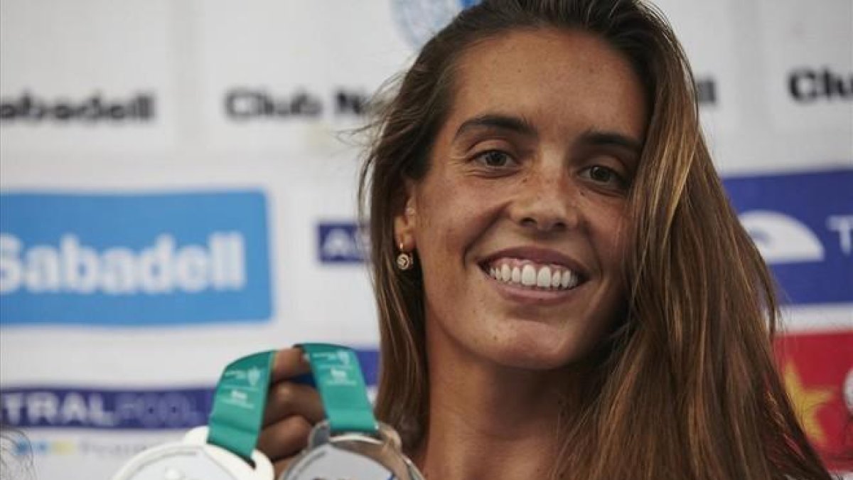 Ona Carbonell, este lunes en Sabadell-EFE / ALEJANDRO GARCÍA