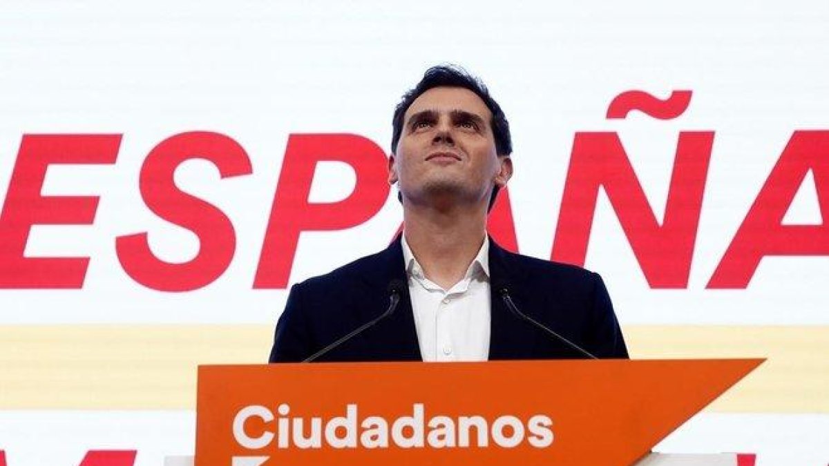 Albert Rivera, en su comparecencia para valorar los resultados de las elecciones del 10-N.-MARISCAL / EFE