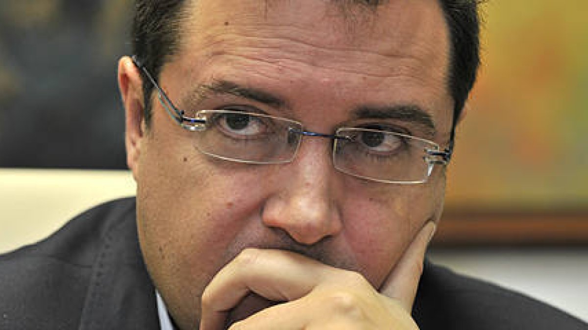 Óscar López en Soria.-