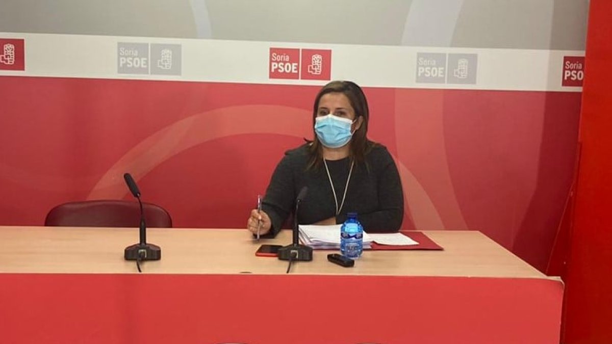 Esther Pérez, portavoz del PSOE en Diputación.-HDS