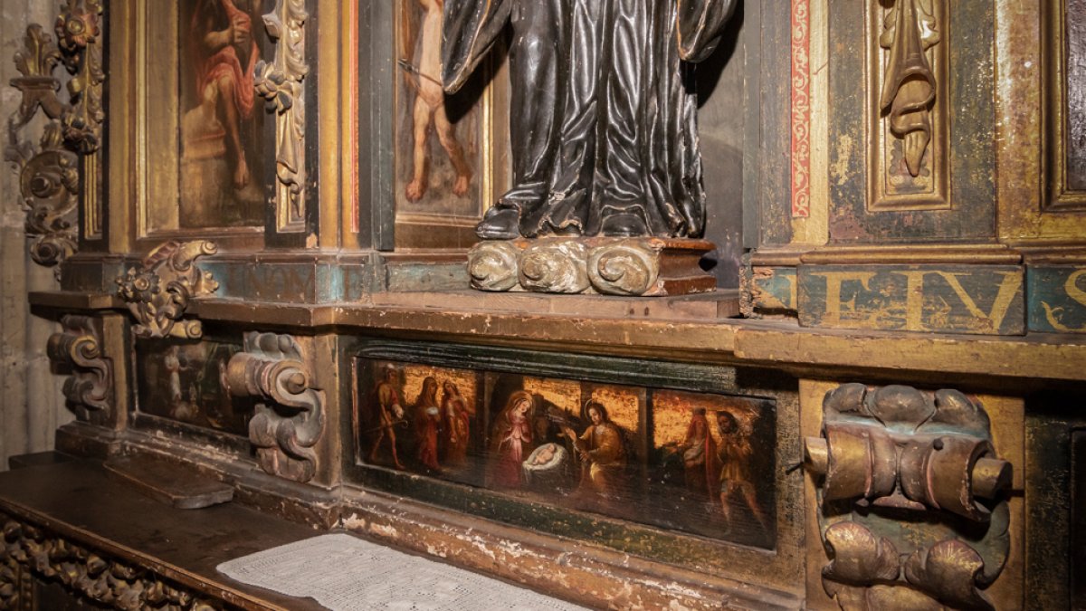 Lugar que ocupaba la talla de San Antonio.-G. MONTESEGURO