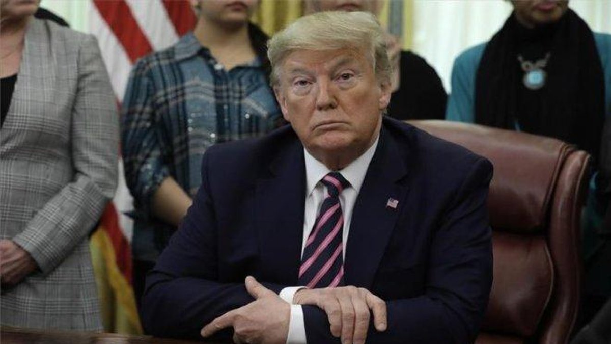 Donald Trump, en la Casa Blanca.-EFE