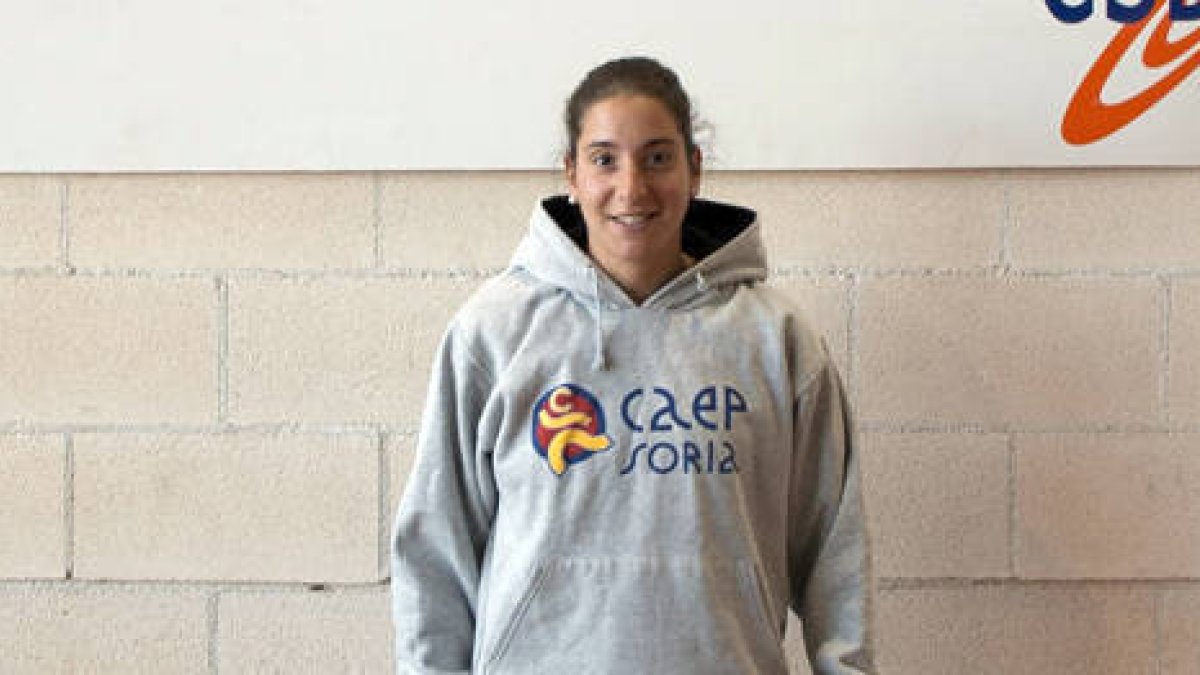 La atleta del Caep María Andrés. / Caep Soria-