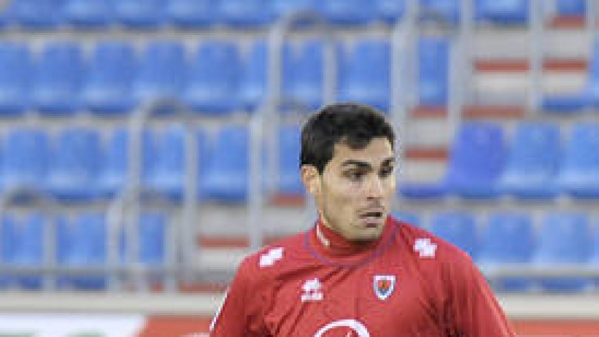 Dimas Delgado fue uno de los protagonistas ante el Salamanca al anotar el tanto de la victoria. / ÚRSULA SIERRA-