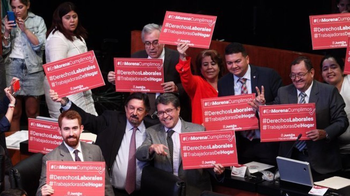 Senadores mexicanos aprueban reformas legales para regular el trabajo doméstico.-EFE