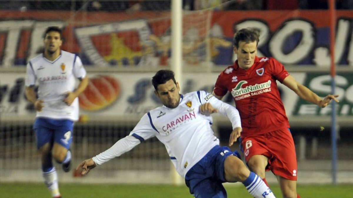 El derbi del Moncayo se inclina en favor del Numancia con dos victorias y un empate en los tres últimos enfrentamientos.-Diego Mayor