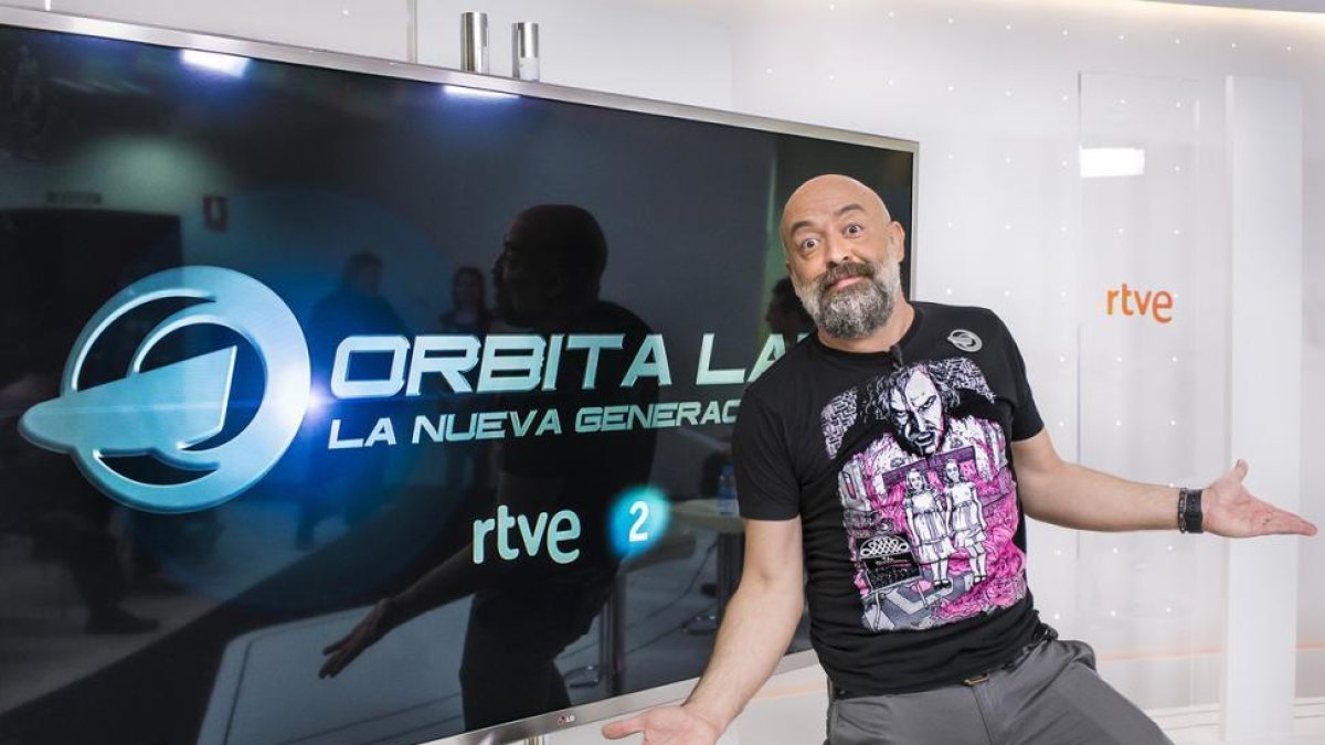 Goyo Jiménez, presentador de 'Órbita Laika: la nueva generación', en una foto promocional del programa de La 2.-