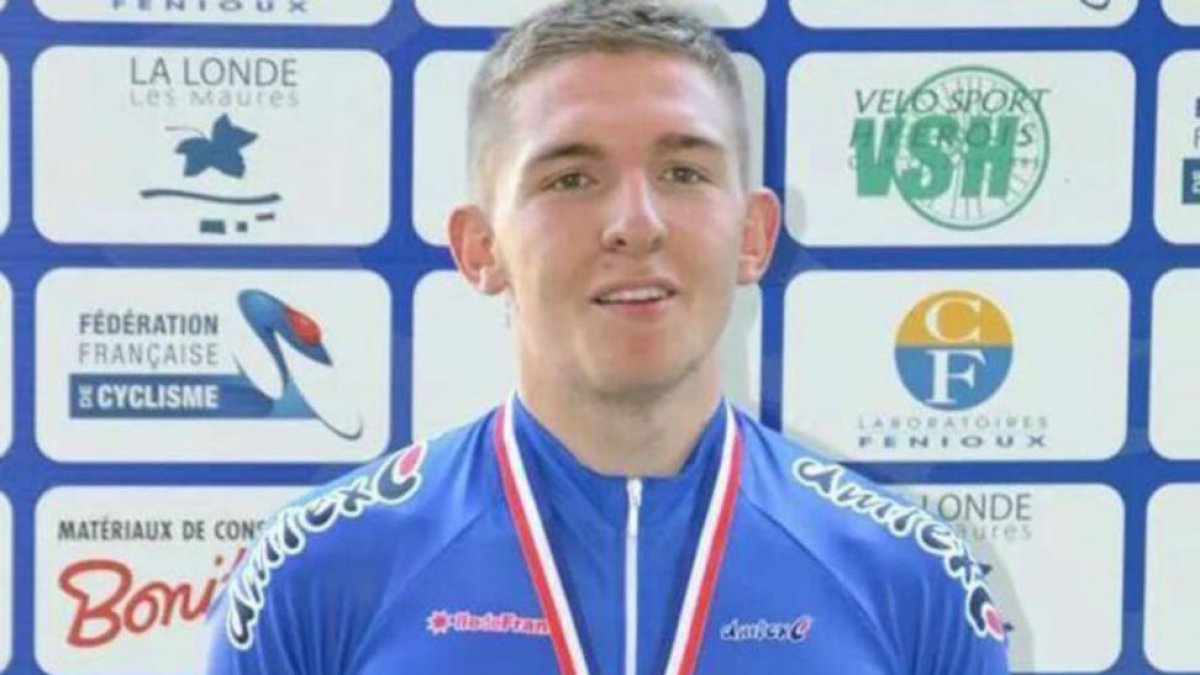 El ciclista francés Mathieu Riebel.-FÉDÉRATION FRANÇAISE DE CYCLISME
