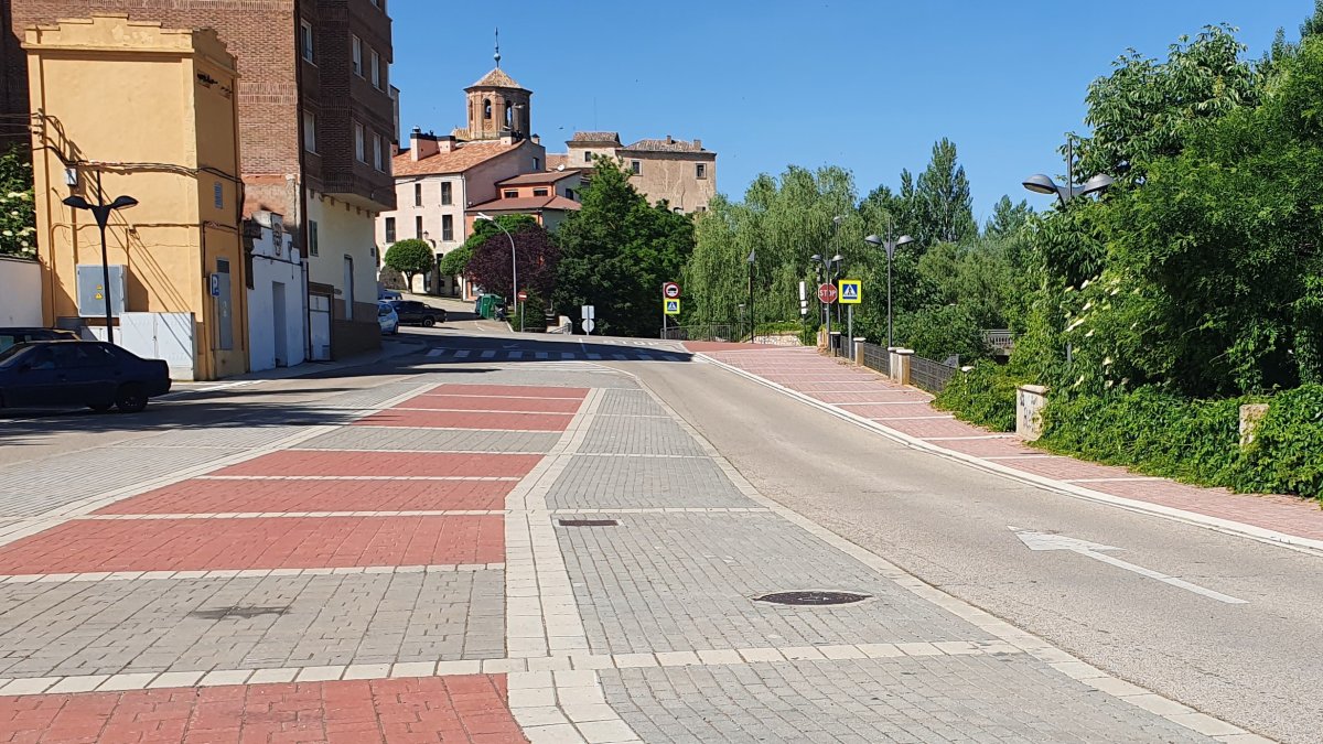 Calle del Henchidero en Almazán.-HDS
