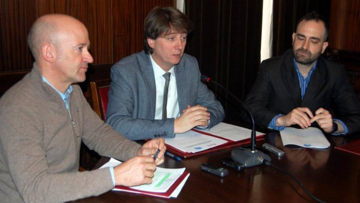 Antonio López, Carlos Martínez y Luis Alberto Molina.-AYTO. DE SORIA