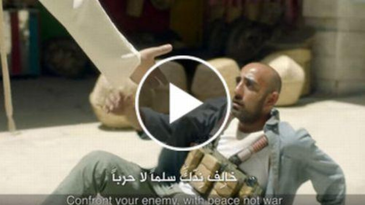 Una escena del vídeo de Zain contra el terrorismo yihadista.-
