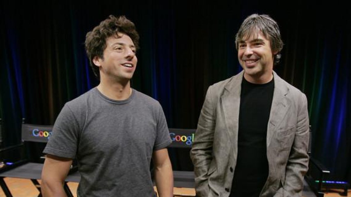 Sergey Brin, izquierda, y Larry Page, cofundadores de Google.-PAUL SAKUMA (AP)