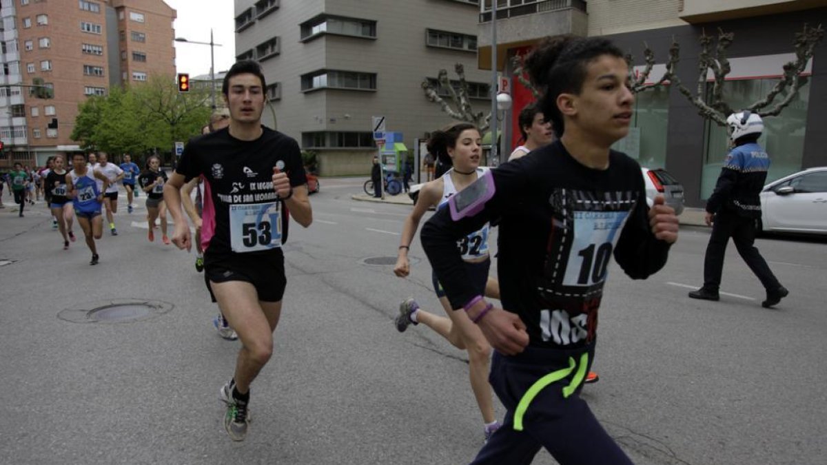 La II Carrera Popular del E.Leclerc contó con más de 250 inscritos.-DIEGO MAYOR