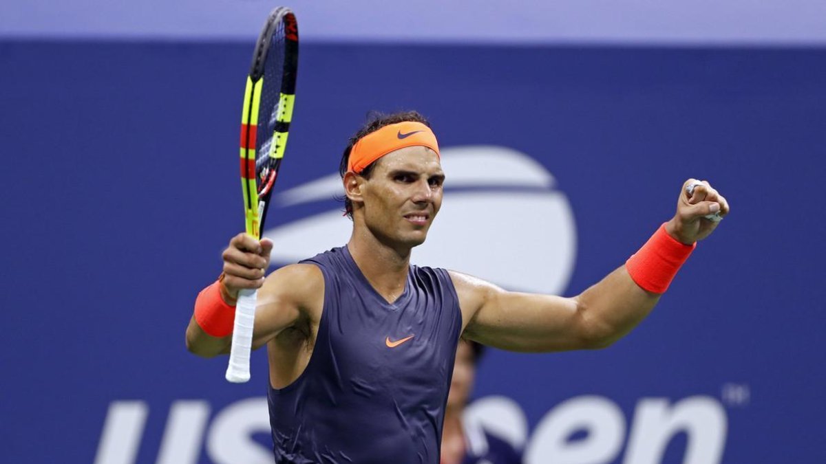 Rafa Nadal celebra su triunfo.-ADAM HUNGER (AP)