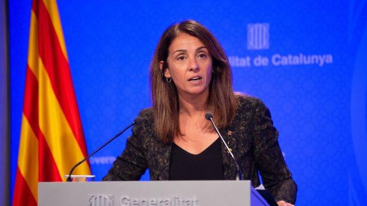 La consellera Meritxell Budó.-EUROPA PRESS