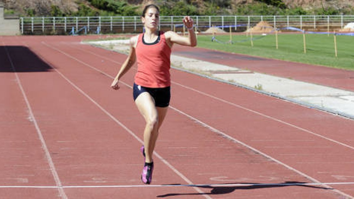 María Andrés competirá en relevos. /¨Úrsula Sierra -