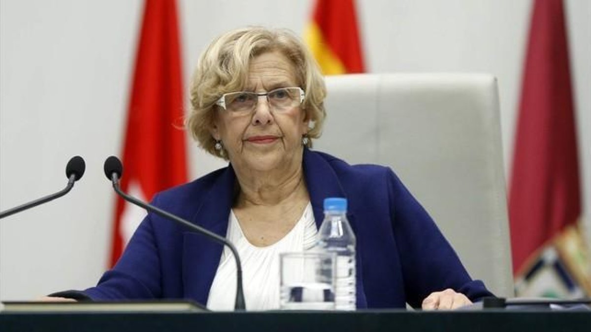 La alcaldesa de Madrid, Manuela Carmena.-/ EFE