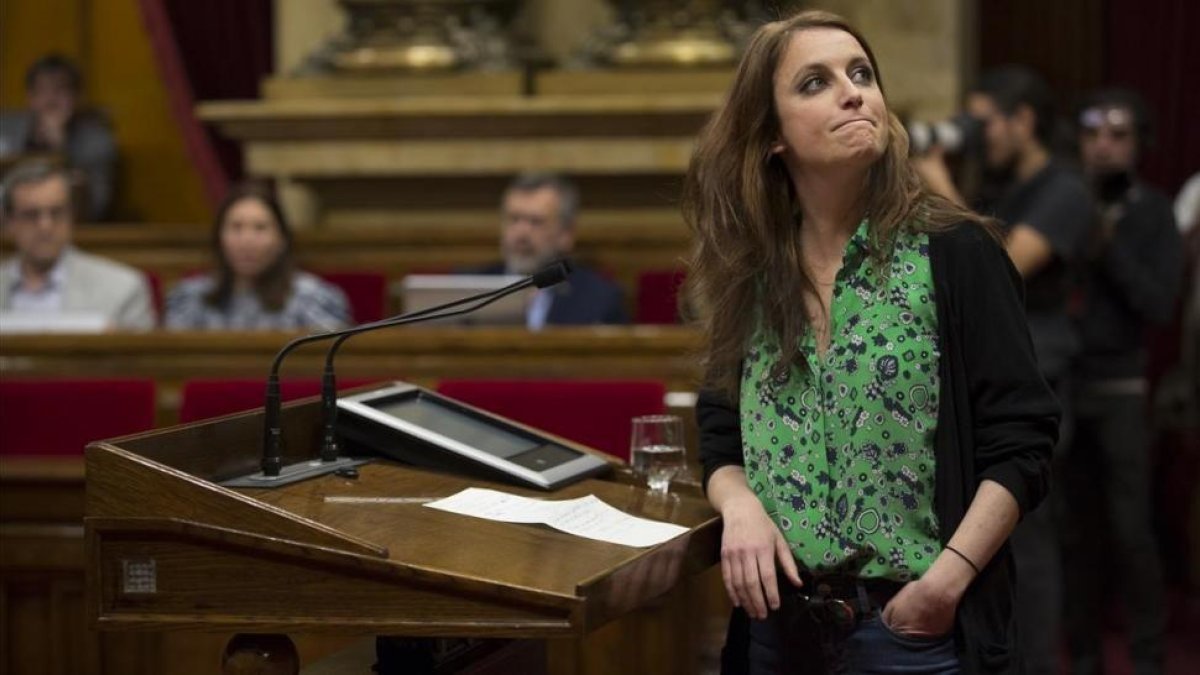 Levy, en el Parlament-ALBERT BERTRAN