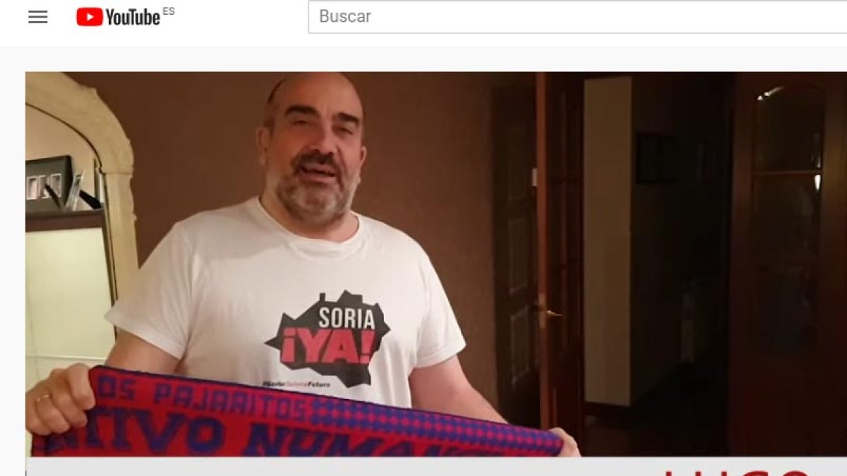Un soriano residente en Granada elabora un vídeo gracias a la implicación de cientos de participantes.-HDS
