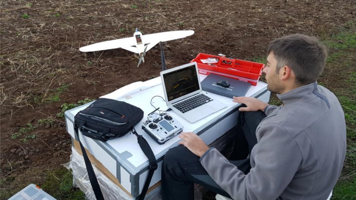 La empresa Codesian aplica el uso de drones a sectores como la agricultura.-Cedida