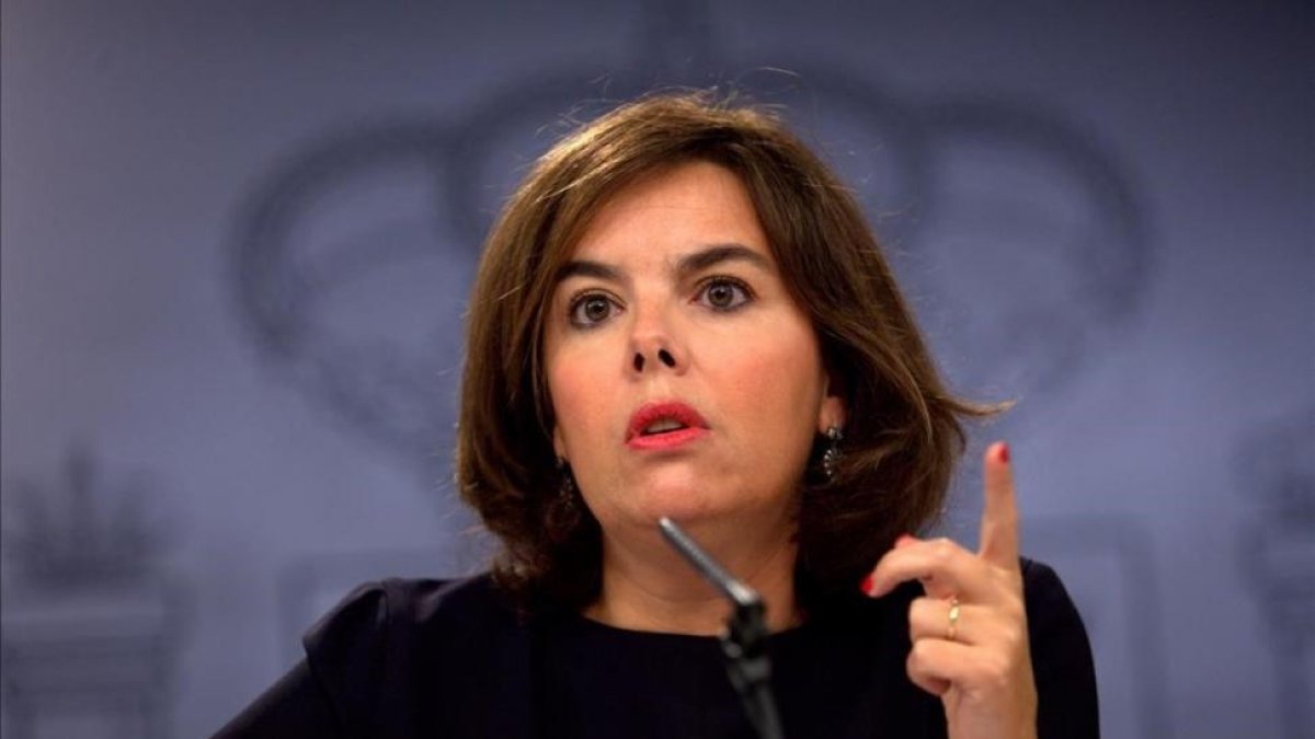 Soraya Sáenz de Santamaría-EL PERIÓDICO