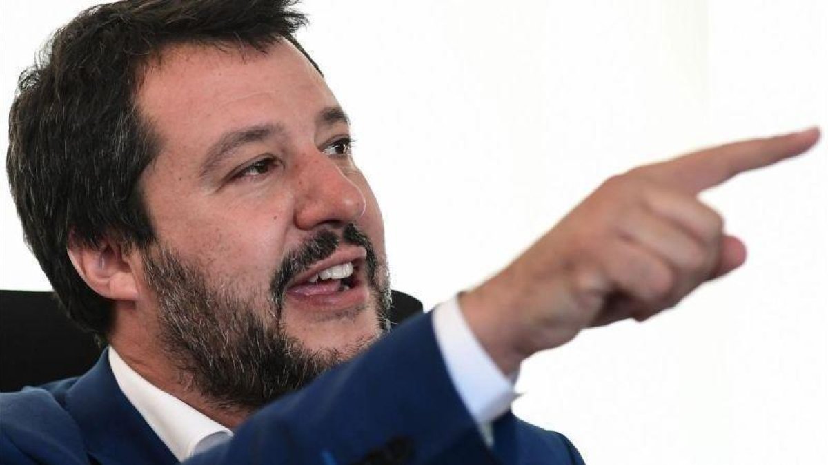 El vicepresidente y ministro de Interior Matteo Salvini.-MIGUEL MEDINA / AFP