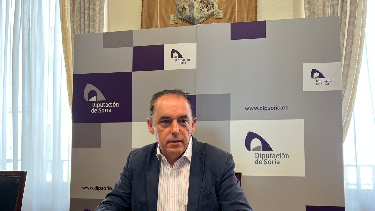 Benito Serrano, presidente de la Diputación de Soria.-HDS