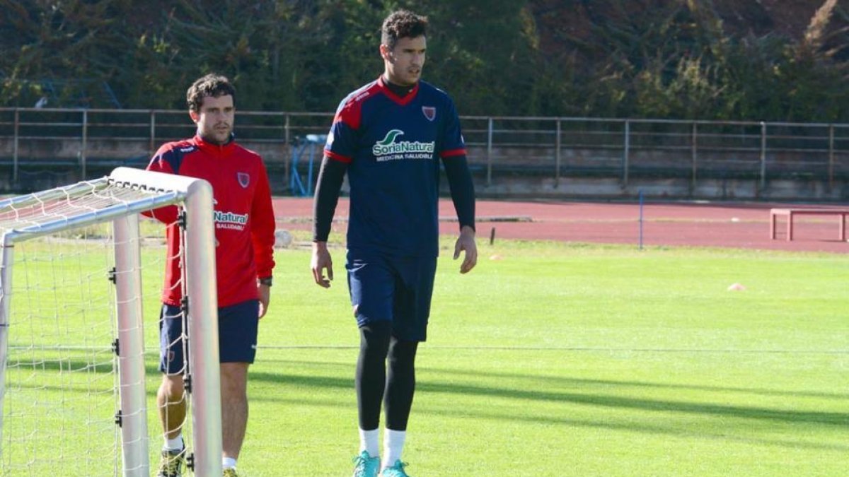 Munir durante un entrenamiento del equipo.-ÁLVARO MARTÍNEZ