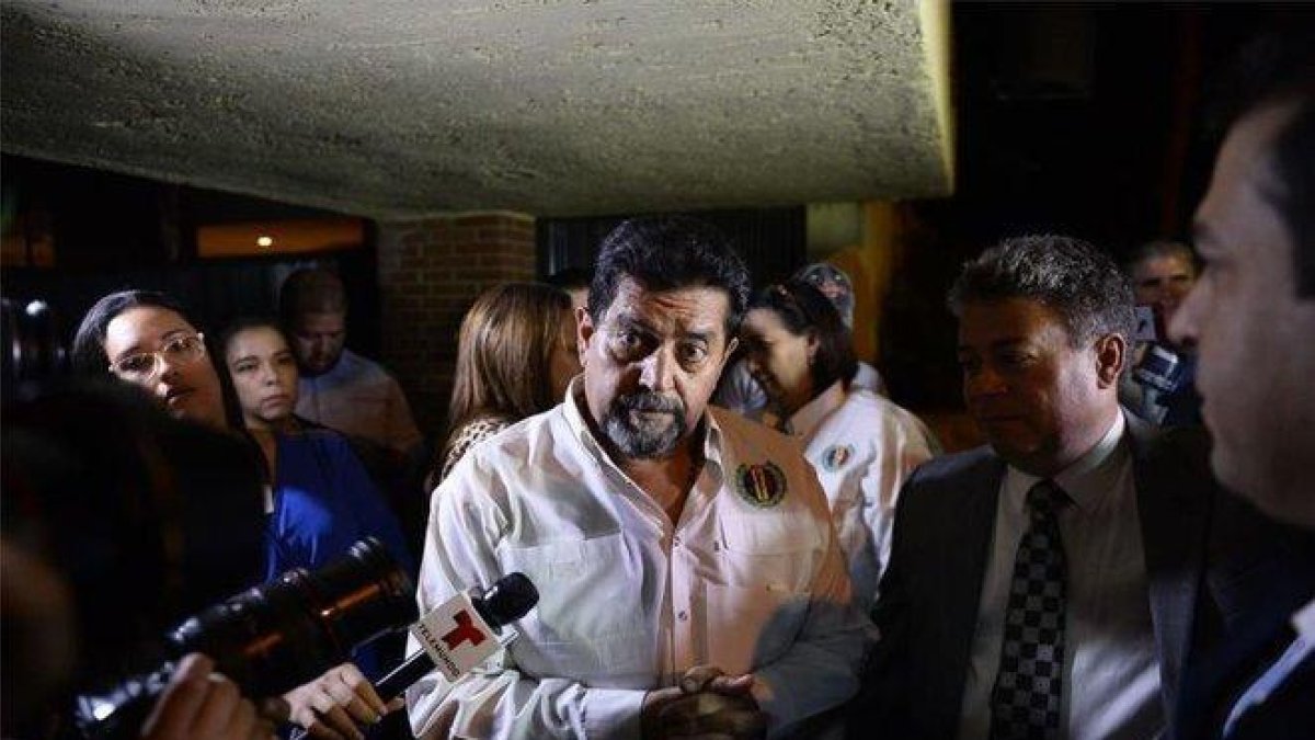 Édgar Zambrano, diputado de la de la Asamblea Nacional de Venezuela.-AFP