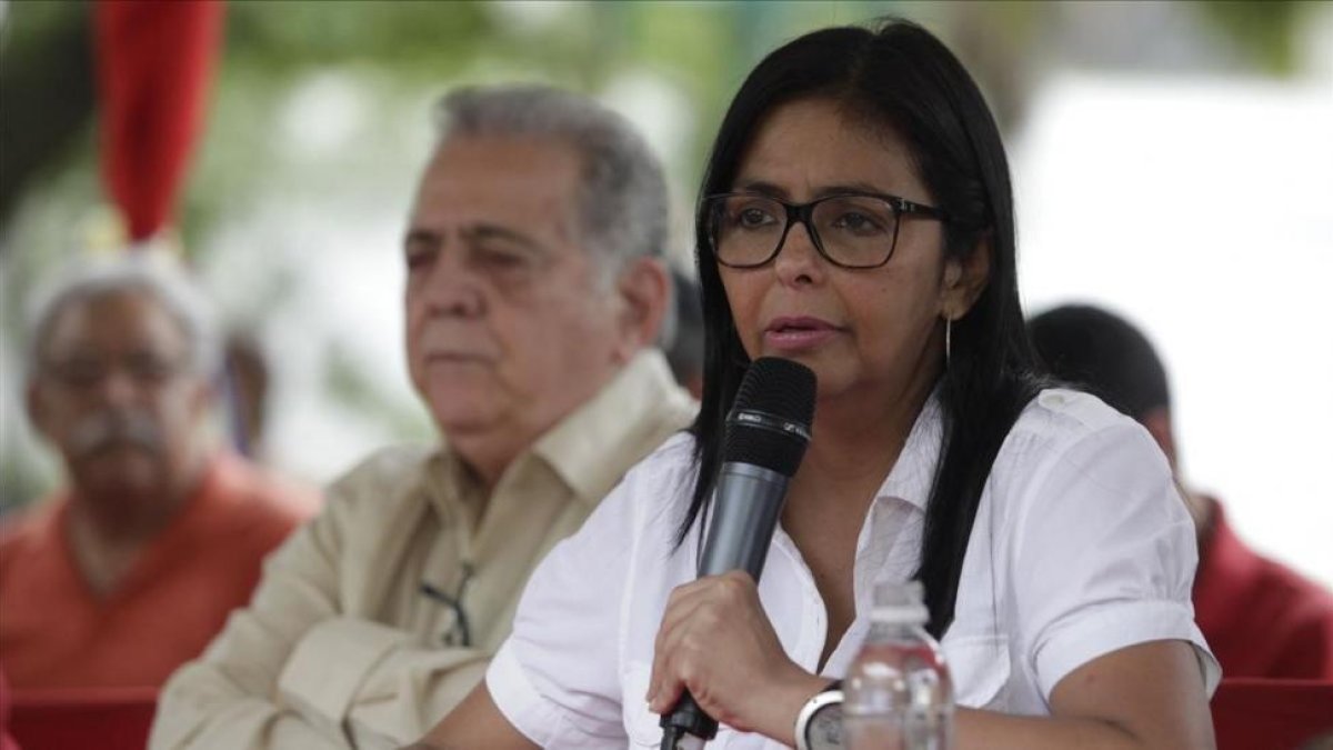La presidenta de la Asamblea Nacional Constituyente de Venezuela, la chavista Delcy Rodríguez .-EFE