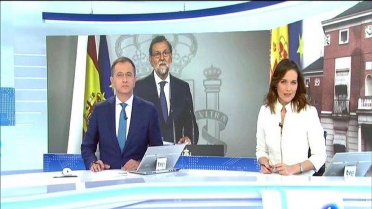 Imagen de uno de los informativos de TVE.-/ TVE
